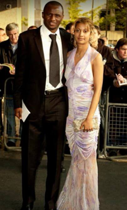 Cheryl Plaza Vieira with her husband Patrick Vieira.